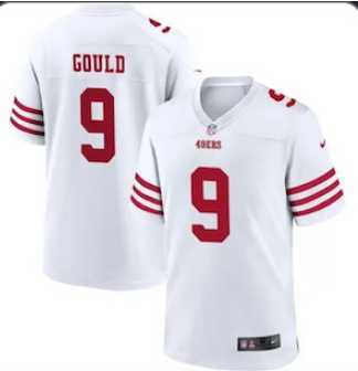 Men & Women & Youth San Francisco 49ers #9 Robbie Gould 2022 New White Vapor Untouchable Limited Stitched Jersey